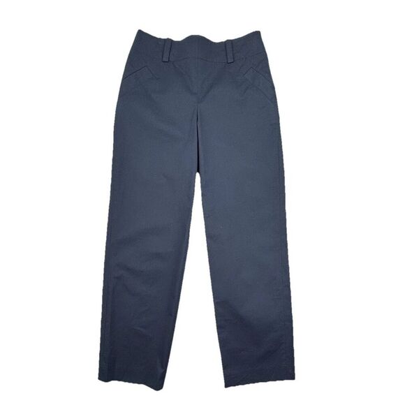 WORTH New York Pants Navy Blue Stretch Cotton Vera Pant Size 4 NWT - Picture 1 of 11